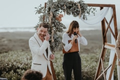 a moment from ben and jonas's grootbos wedding