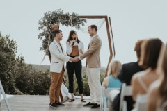wedding portrait of ben and jonas at grootbos