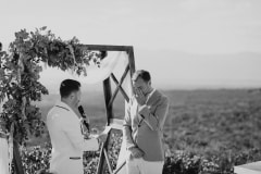 a wedding photograph of ben and jonas at grootbos