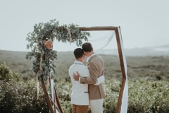 ben and jonas, grootbos nature reserve wedding portrait