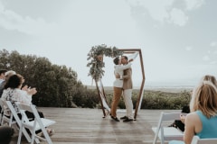 ben and jonas during their grootbos wedding day