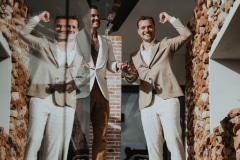ben and jonas, grootbos nature reserve wedding portrait