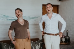 a portrait from ben and jonas's grootbos wedding