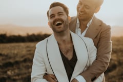 jonas and ben at their grootbos nature reserve celebration