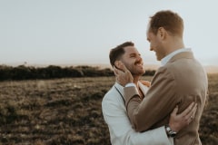 jonas and ben captured at their grootbos wedding