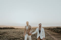 a moment between ben and jonas at grootbos nature reserve