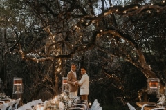 a photograph of ben and jonas at their grootbos wedding