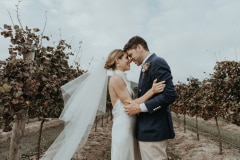 chloe and adam together at their south africa destination wedding