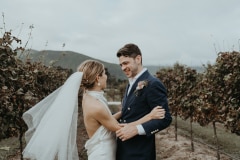 adam and chloe at newstead vineyards, south africa wedding