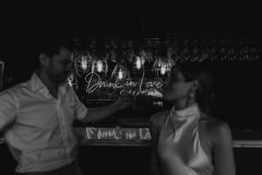 chloe and adam at their south africa wedding reception