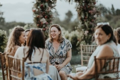 chloe and adam, newstead vineyards destination wedding portrait