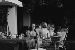 chloe and adam at newstead vineyards during their wedding