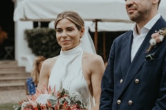 newstead vineyards wedding portrait of chloe and adam