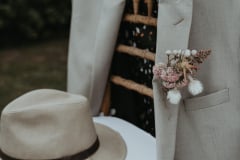chloe and adam at the start of their south africa wedding day