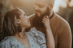 Gillian and Eddie at Robberg Nature Reserve engagement session