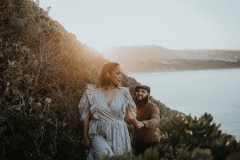 Robberg Nature Reserve engagement shoot with Gillian and Eddie