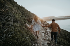 Couple portrait from Gillian and Eddie's Robberg engagement shoot
