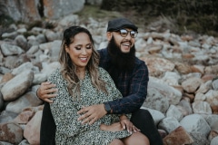 Gillian and Eddie at Robberg Nature Reserve engagement shoot
