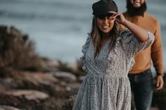 Eddie and Gillian on location at Robberg Nature Reserve