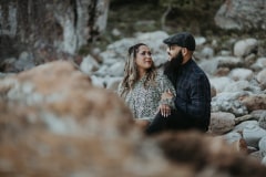 Gillian and Eddie at Robberg Nature Reserve engagement shoot