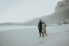 Gillian and Eddie together at Robberg Nature Reserve