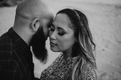 Gillian and Eddie captured during their Robberg engagement session