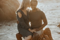 Karabo and Jurgita during their adventure couple shoot in Harkerville