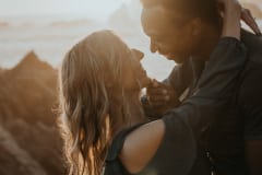 Jurgita and Karabo together during their Harkerville couple shoot