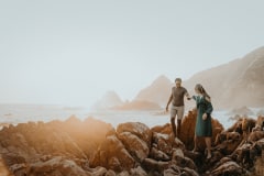 Jurgita and Karabo during their adventure couple shoot in Harkerville