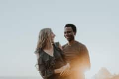 Karabo and Jurgita at their Harkerville adventure couple session