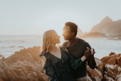 Jurgita and Karabo photographed together in Harkerville
