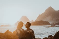 Jurgita and Karabo together during their Harkerville couple session