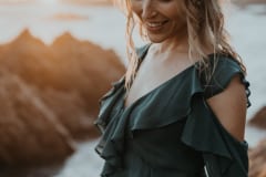 Karabo and Jurgita during their adventure couple shoot in Harkerville