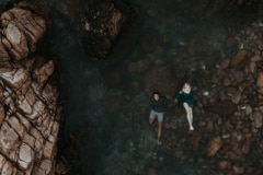 Karabo and Jurgita at their Harkerville adventure couple shoot