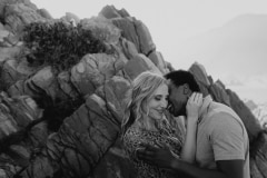 Jurgita and Karabo in a portrait from their Harkerville couple shoot