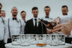a moment from maria and marcel's villa castollini wedding