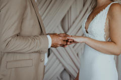 megan and juan during their wedding in port elizabeth