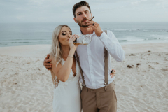 megan and juan at their wedding in port elizabeth