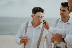a portrait from megan and juan's wedding in port elizabeth