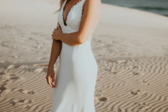 a photograph of megan and juan from their port elizabeth wedding