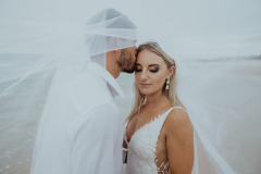 a portrait from megan and juan's wedding in port elizabeth