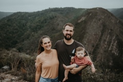 Sim with family at the Natures Valley shoot