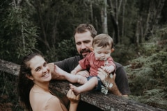 Potgieter family portrait in Natures Valley