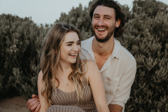 shannon and dusty photographed together at keurboomstrand