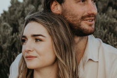 shannon and dusty in a portrait from their keurboomstrand shoot