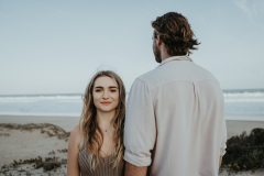 keurboomstrand engagement portrait of dusty and shannon