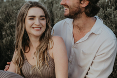 dusty and shannon together during their keurboomstrand session