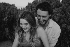 shannon and dusty at their keurboomstrand engagement shoot