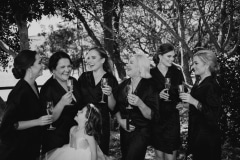 Adriaan and Sharlize on their wedding day at Kay and Monty
