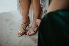 Sharlize and Adriaan on their wedding day at Kay and Monty